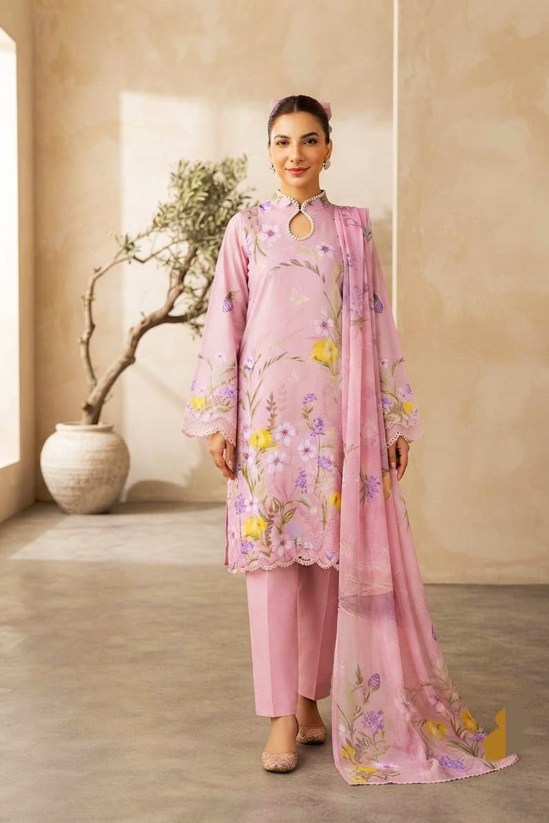 Maria B Unstitched Printed Lawn 3pc