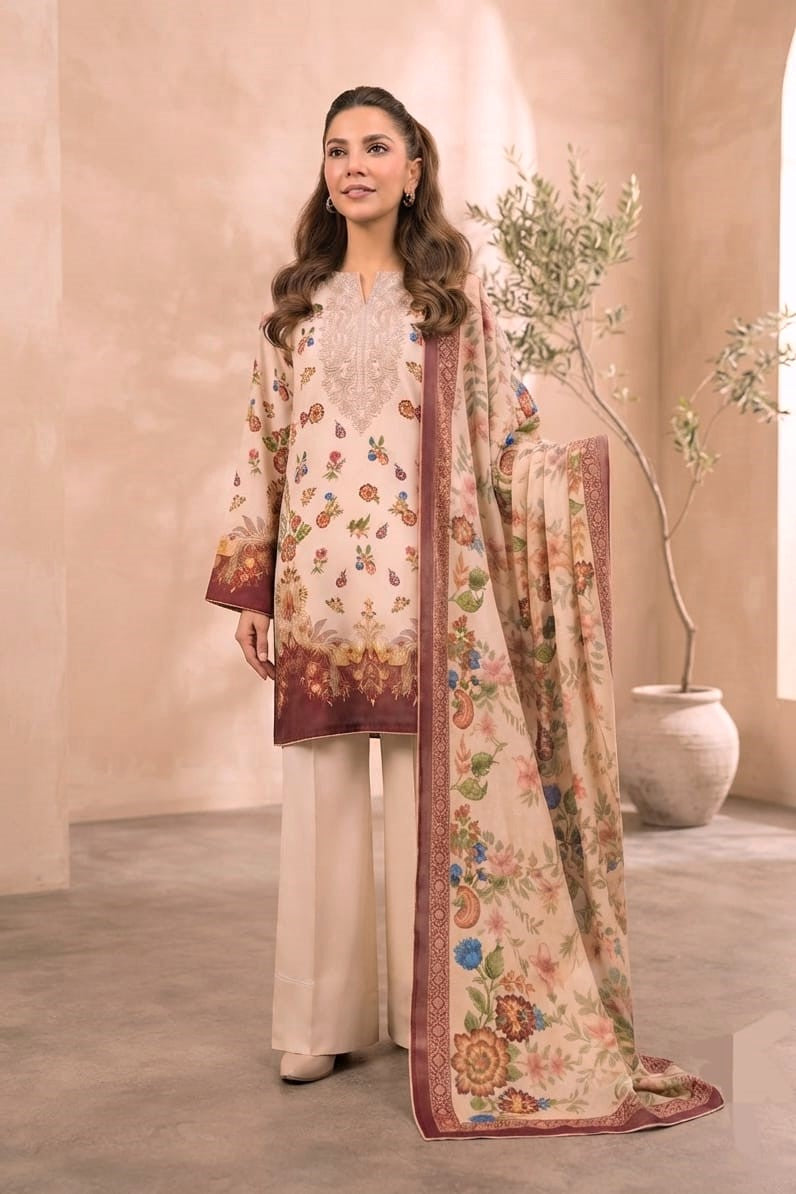 Maria B Unstitched Printed Lawn 3pc