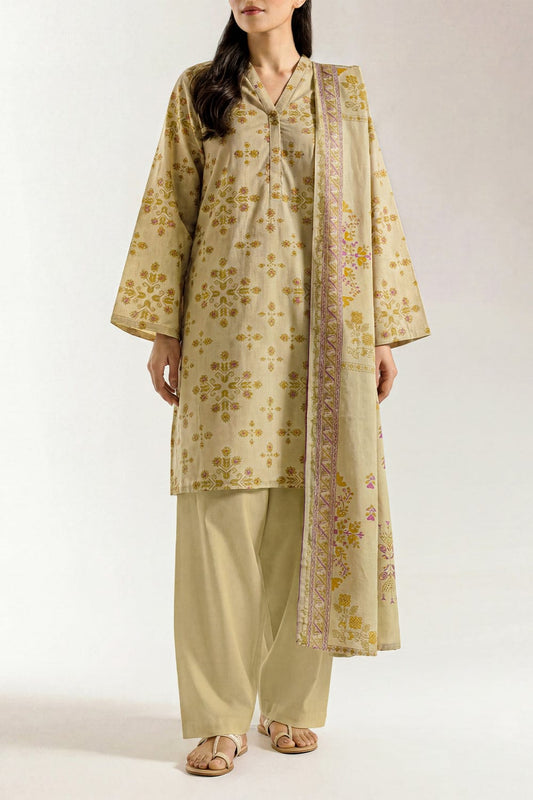 Saya Unstitched Printed Lawn 3pc