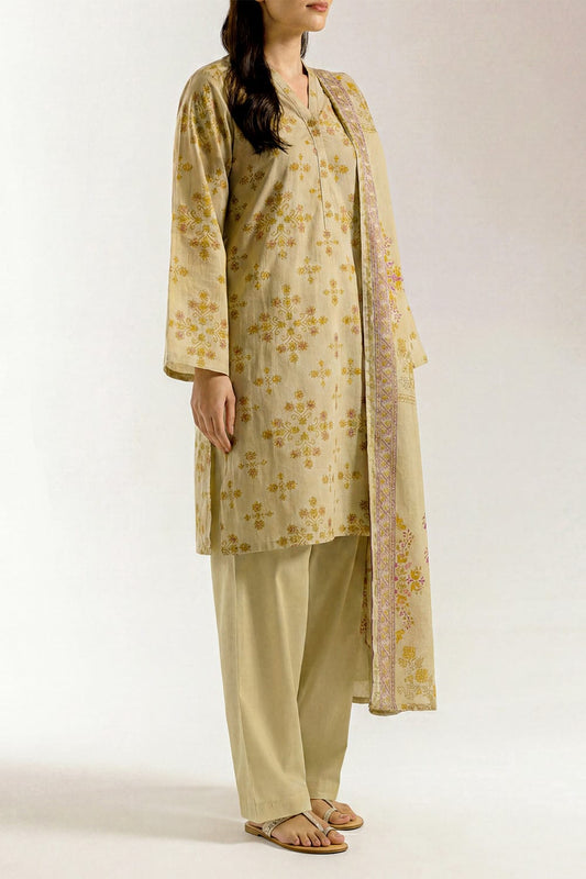 Saya Unstitched Printed Lawn 3pc