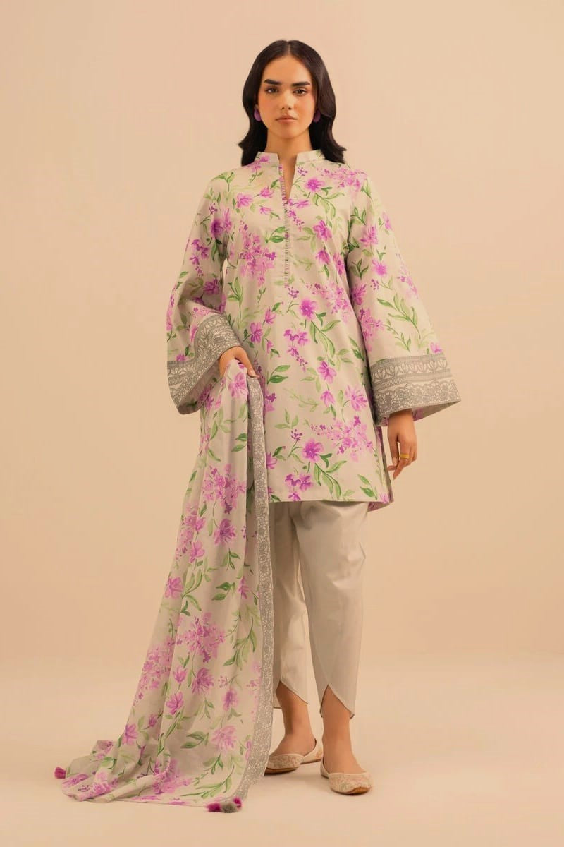 Sapphire Unstitched Printed Lawn 3pc