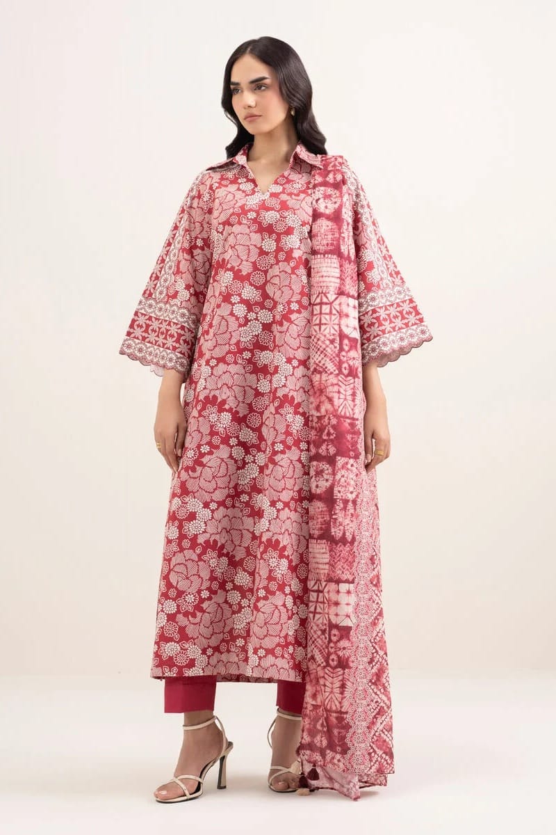 Sapphire Unstitched Printed Lawn 3pc