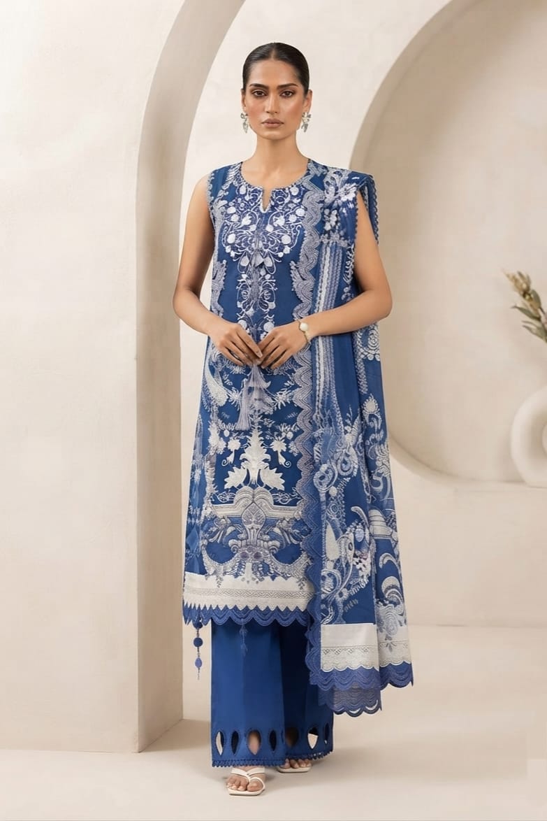Khaadi Unstitched Printed Lawn 3pc