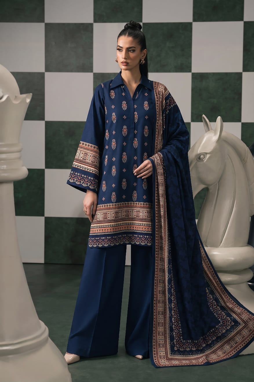 Khaadi Unstitched Printed Lawn 3pc