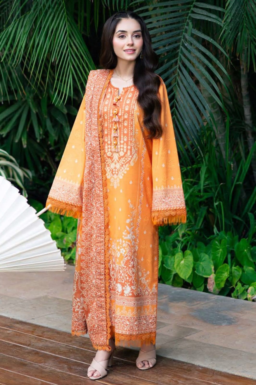 Asim Jofa Unstitched Printed Lawn 3pc