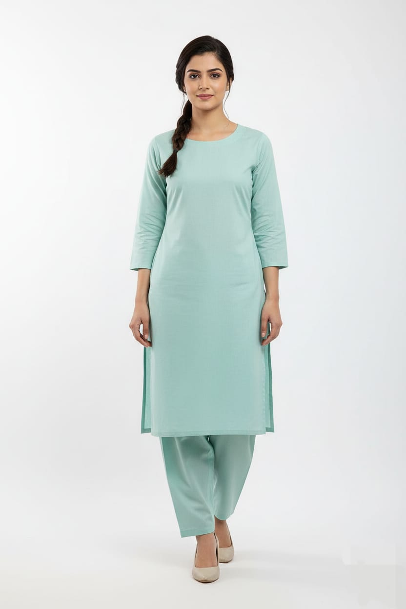 Sapphire Unstitched Plaino Lawn ST 2pc