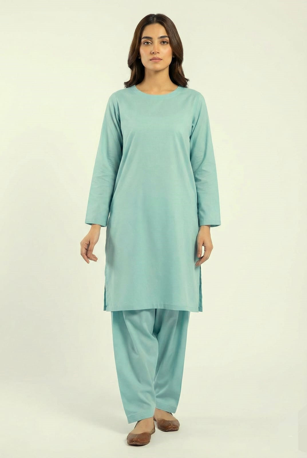 Sapphire Unstitched Plaino Lawn ST 2pc