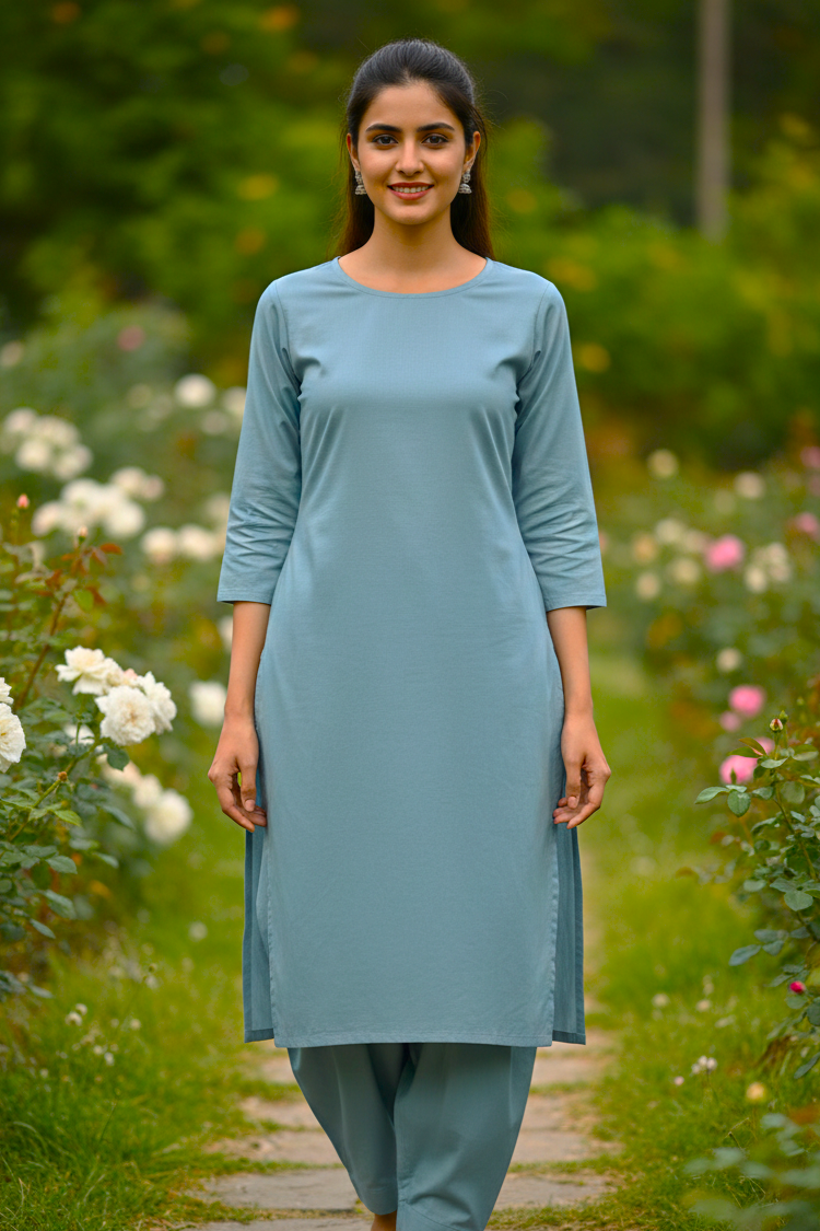 Sapphire Unstitched Plaino Lawn ST 2pc
