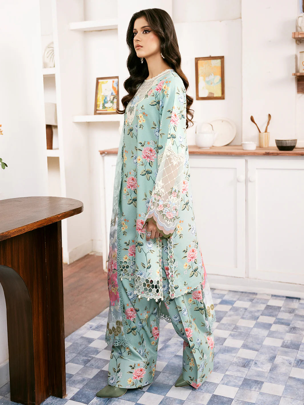 Bin Ilyas Luxury Embroidered Viscose Noura 3pc