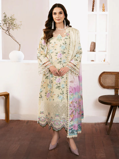 Bin Ilyas Luxury Embroidered Viscose Noura 3pc