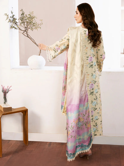 Bin Ilyas Luxury Embroidered Viscose Noura 3pc