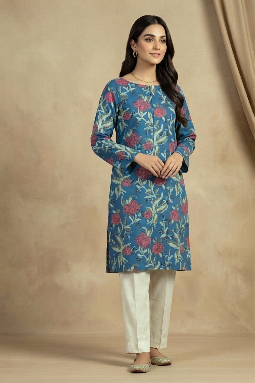 Mix Brand Unstitched Printed Lawn ST 2pc