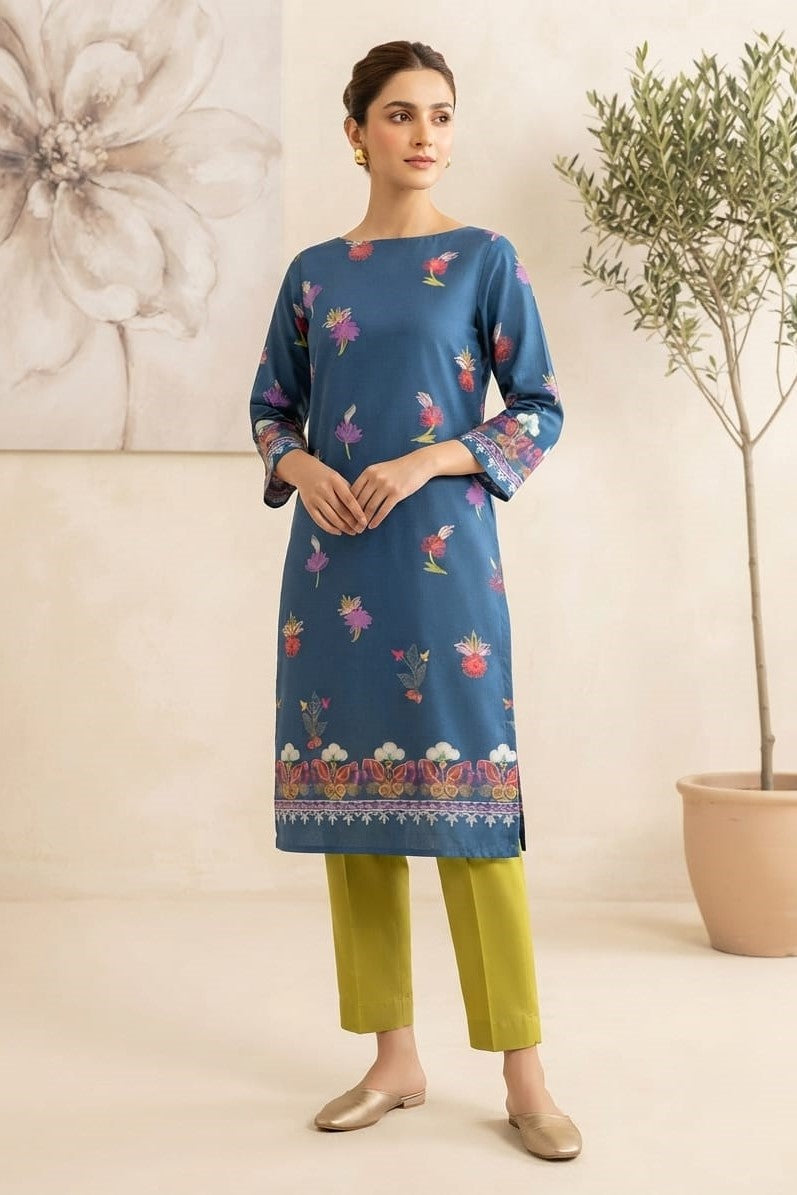 Mix Brand Unstitched Printed Lawn ST 2pc