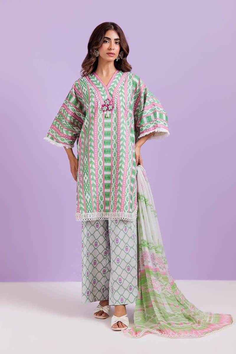 Bonanza Unstitched Printed Lawn 3pc