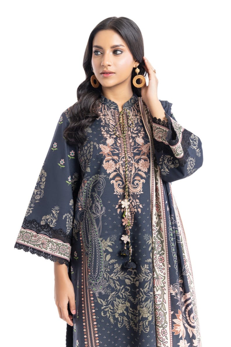 Bonanza Unstitched Printed Lawn 3pc