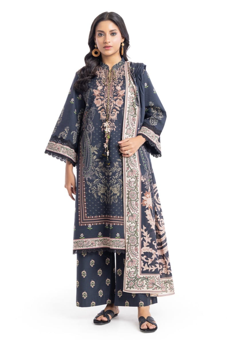 Bonanza Unstitched Printed Lawn 3pc