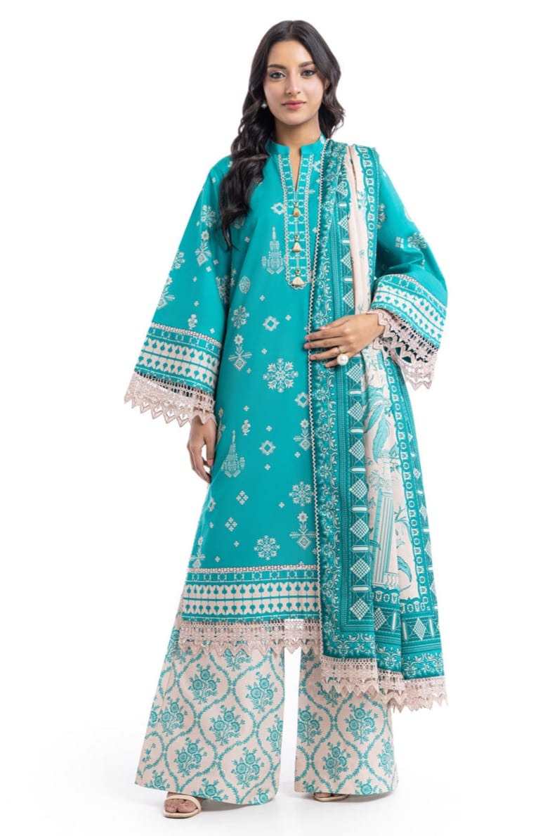 Bonanza Unstitched Printed Lawn 3pc