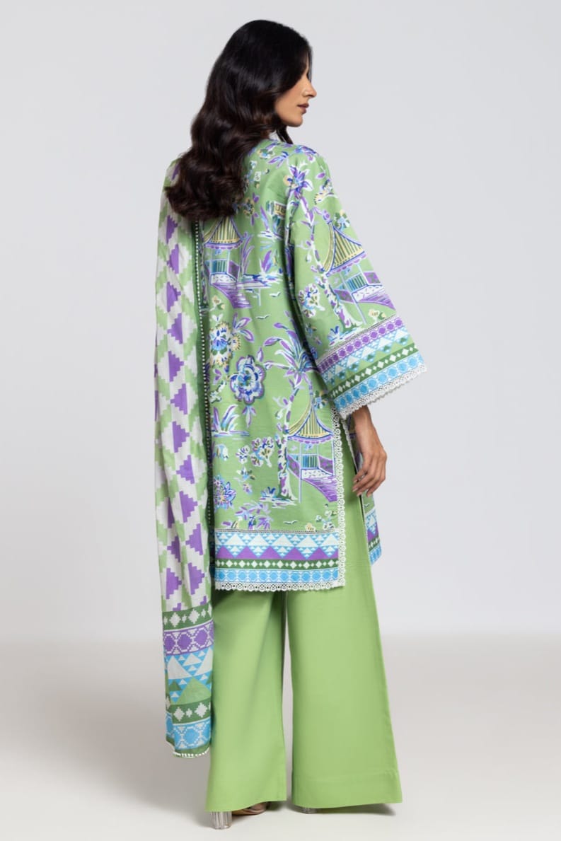 Bonanza Unstitched Printed Lawn 3pc
