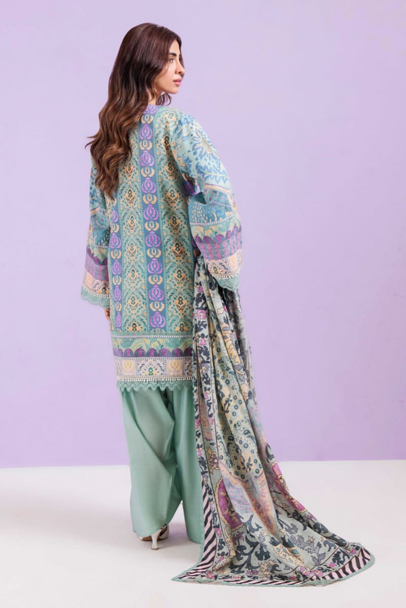 Bonanza Unstitched Printed Lawn 3pc