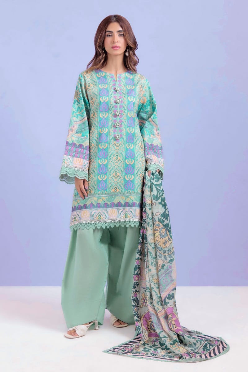 Bonanza Unstitched Printed Lawn 3pc