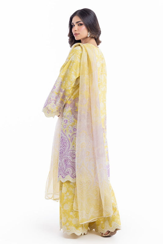 Bonanza Unstitched Printed Lawn 3pc