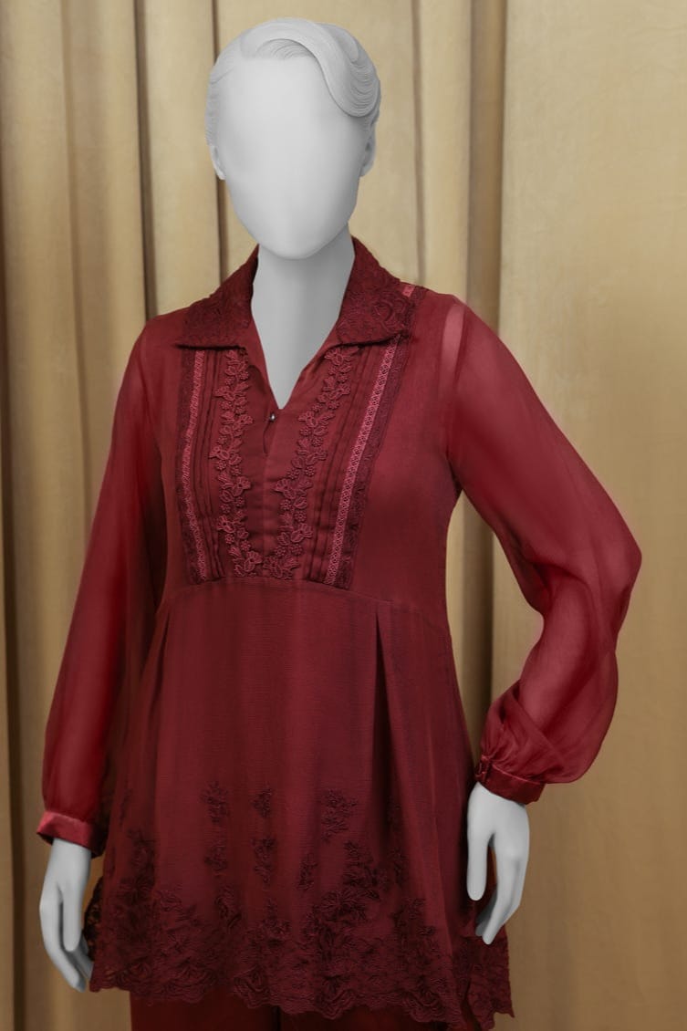 J. Stitched Embroidered Premium ST 2pc