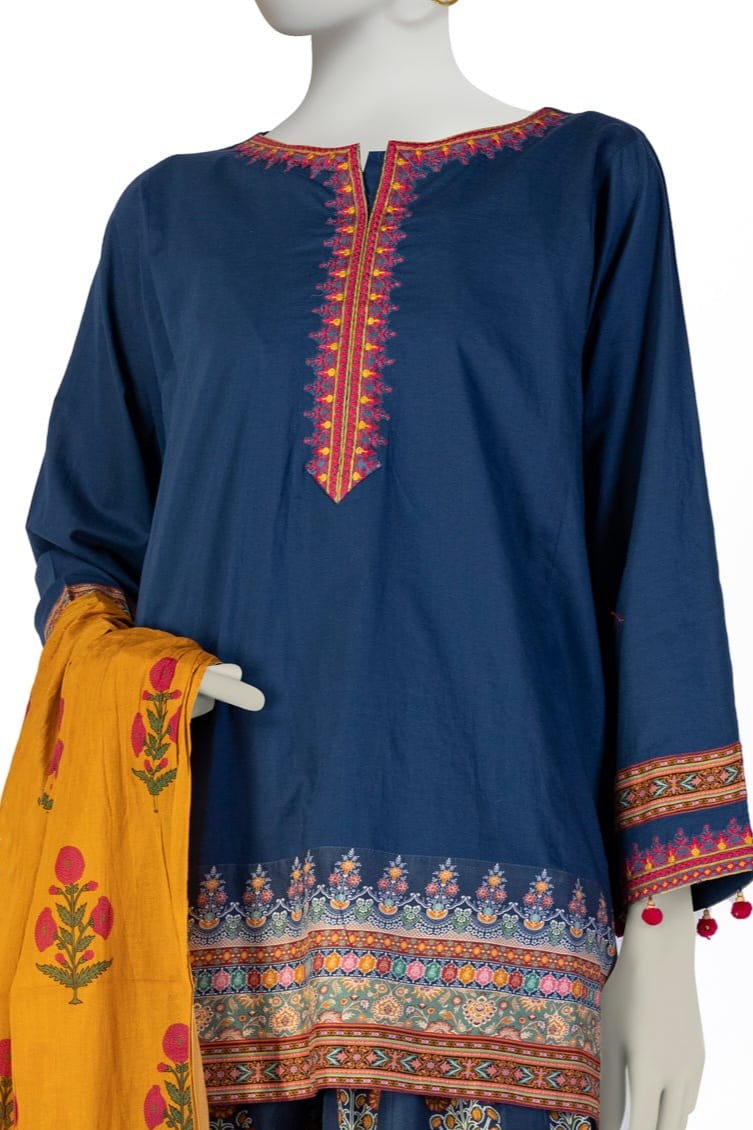J. Stitched Embroidered Premium SD 2pc