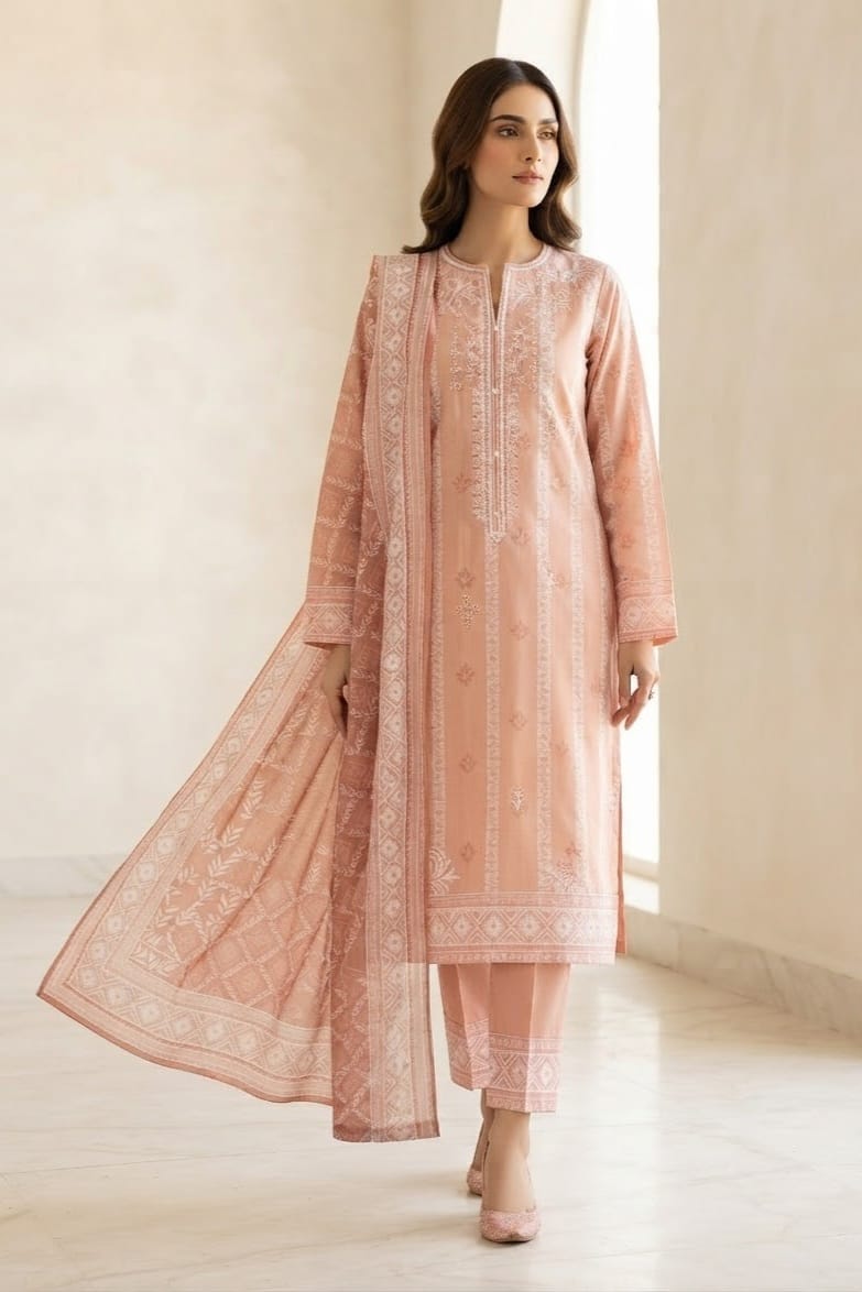 Zellbury Stitched Embroidered Lawn SD 2pc