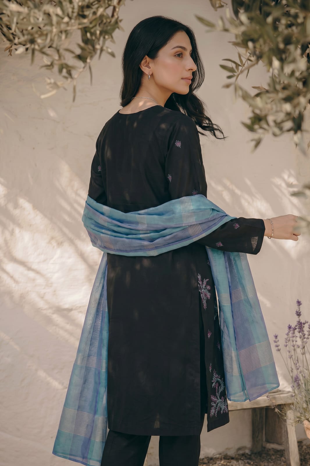 Zellbury Stitched Embroidered Lawn ST 2pc