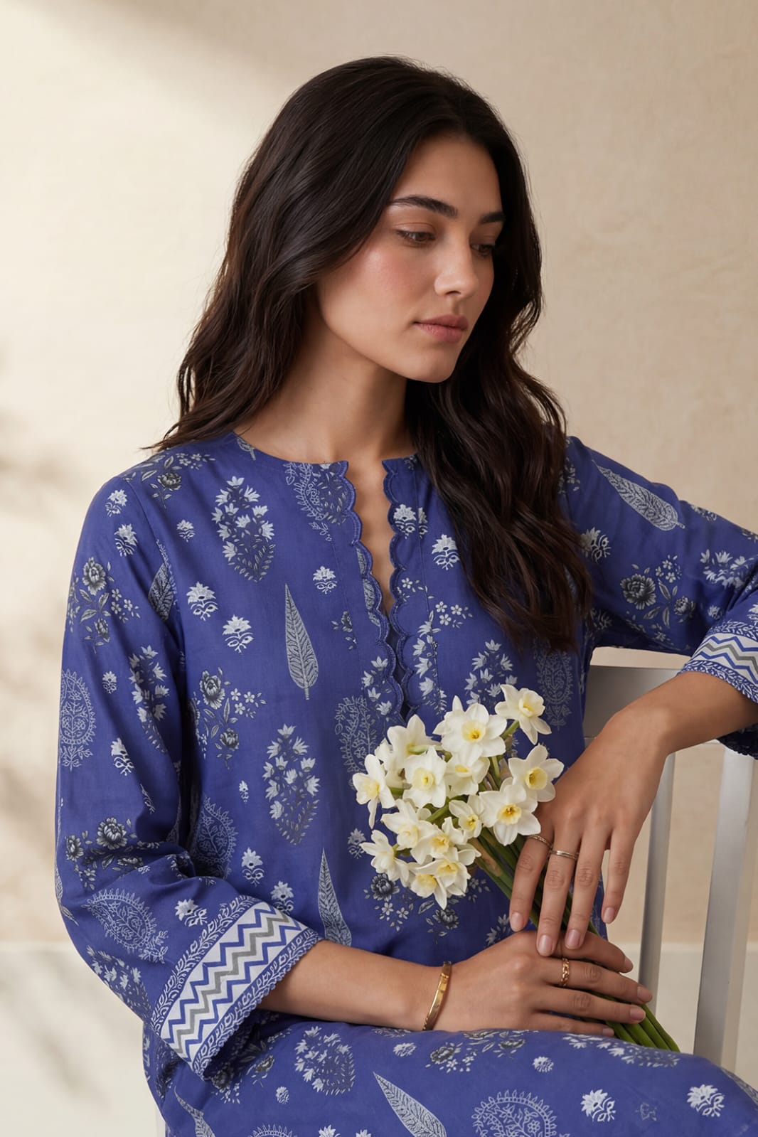 Zellbury Stitched Printed Lawn 3pc