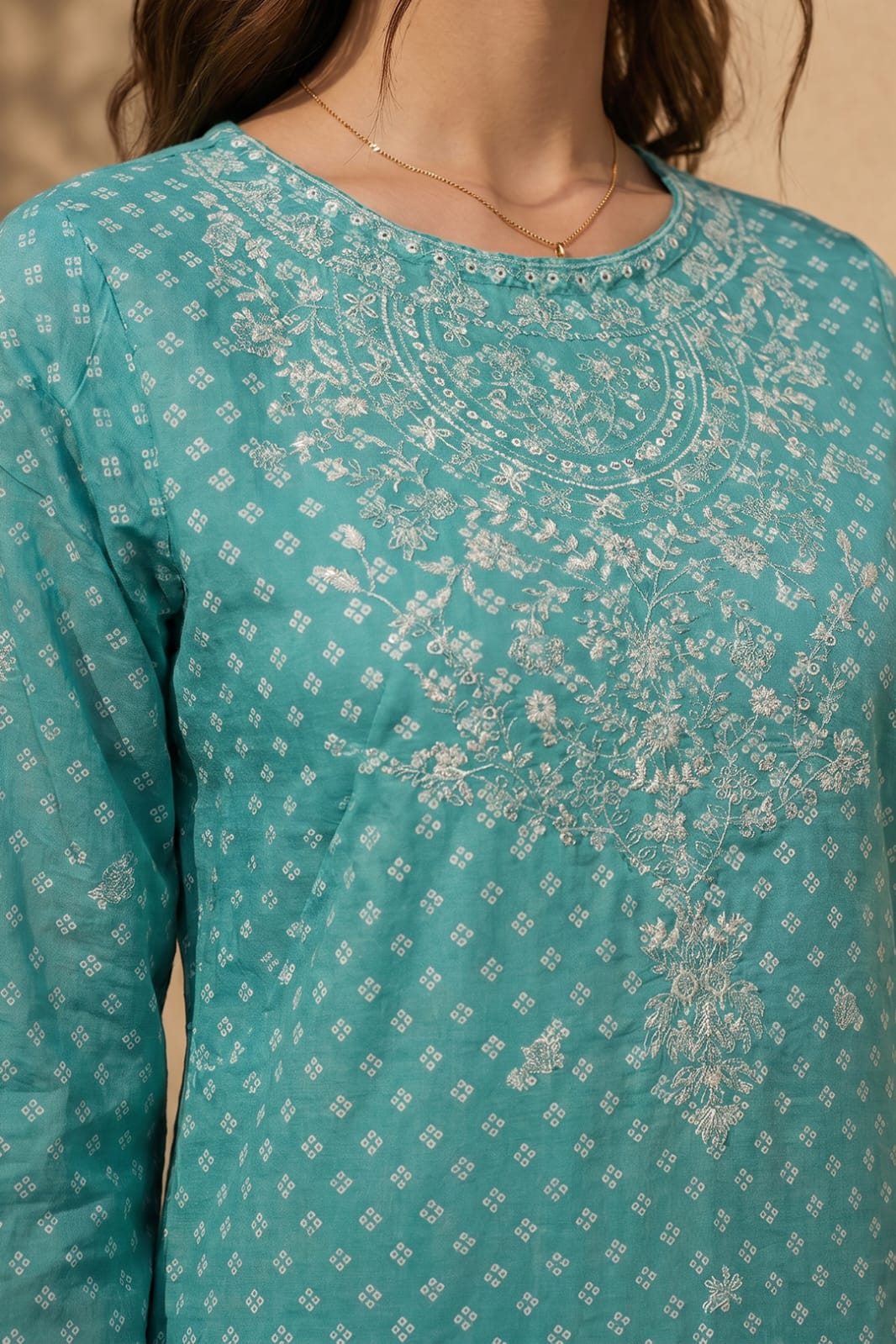Zellbury Stitched Embroidered Lawn 3pc