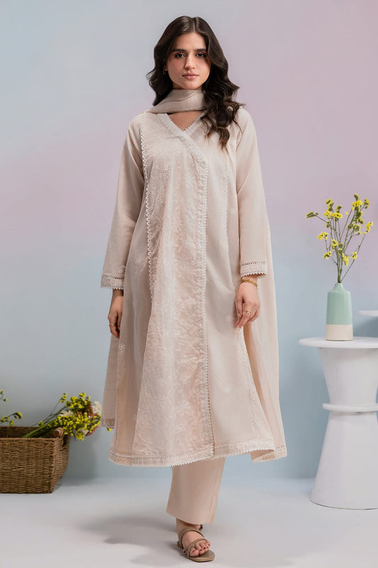 Zellbury Stitched Embroidered Lawn 3pc