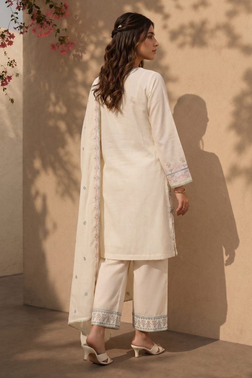 Zellbury Stitched Embroidered Lawn 3pc