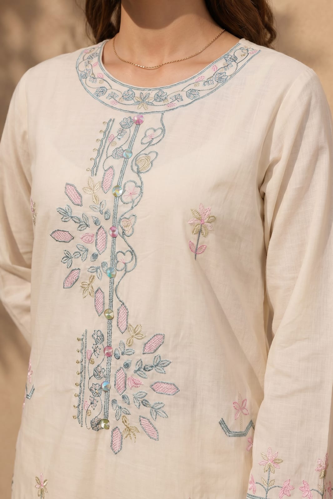 Zellbury Stitched Embroidered Lawn 3pc