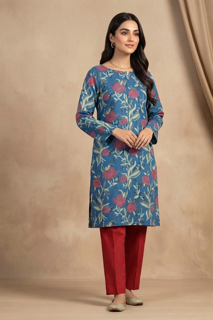 Mix Brand Unstitched Printed Lawn ST 2pc