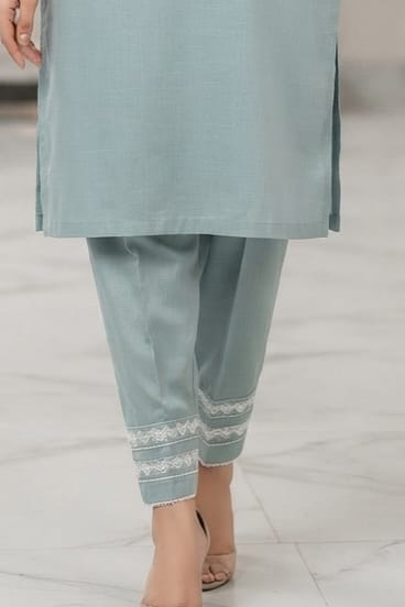 Zellbury Stitched Embroidered Lawn Trouser