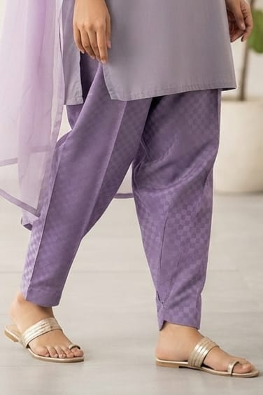 Zellbury Stitched Plain Lawn Trouser
