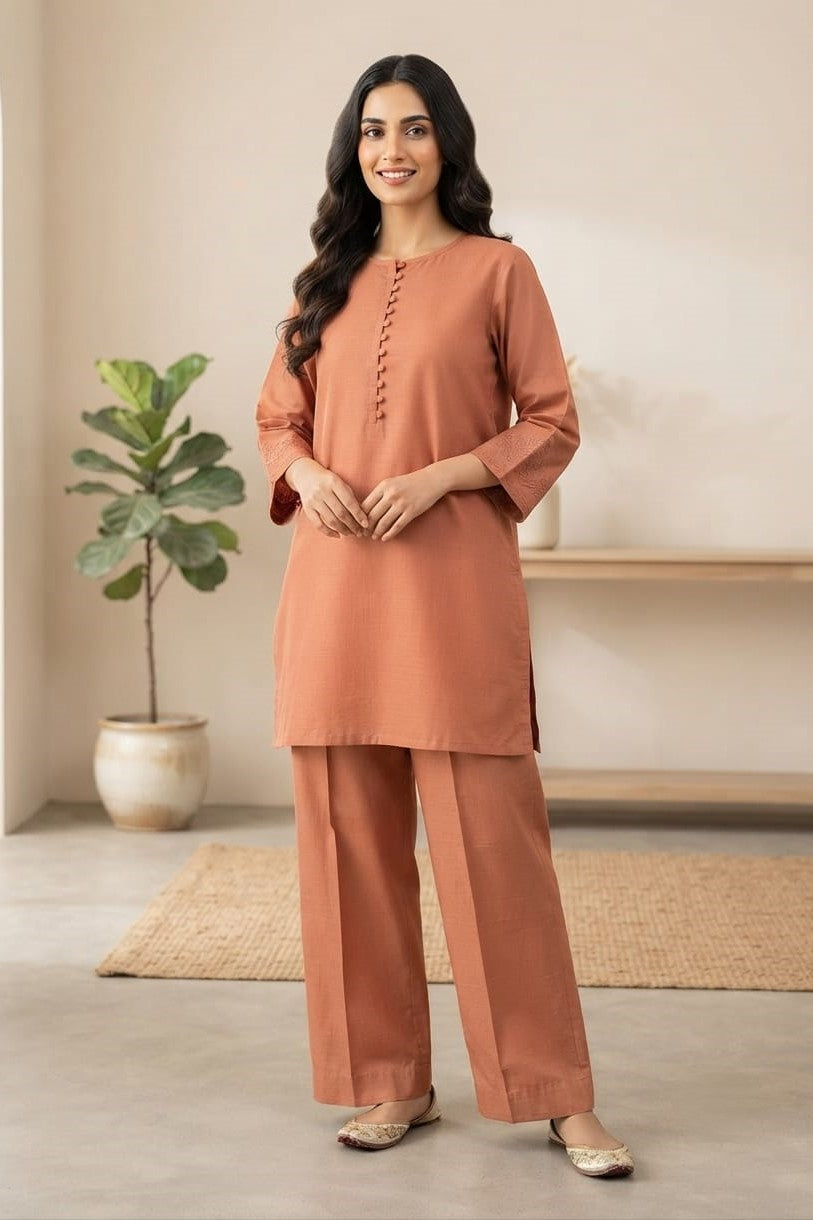 Zellbury Stitched Plain Lawn Trouser