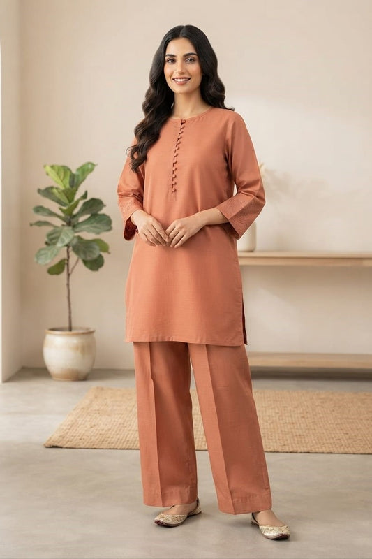 Zellbury Stitched Plain Lawn Trouser