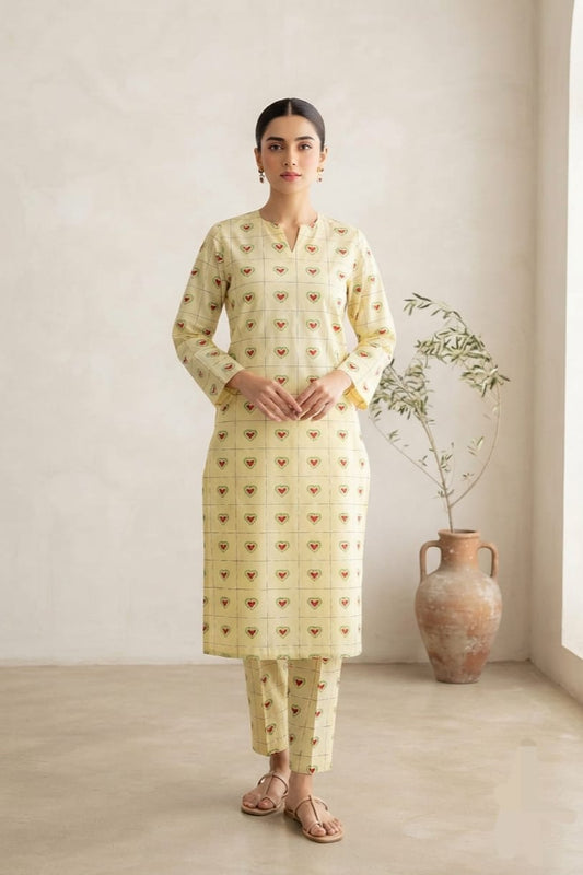 Zellbury Stitched Printed Lawn Shirt