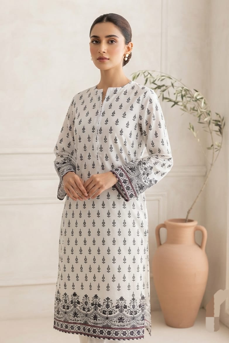 Zellbury Stitched Printed Lawn Shirt