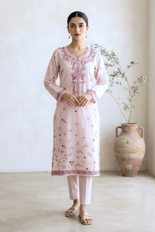 Zellbury Stitched Embroidered Lawn Shirt