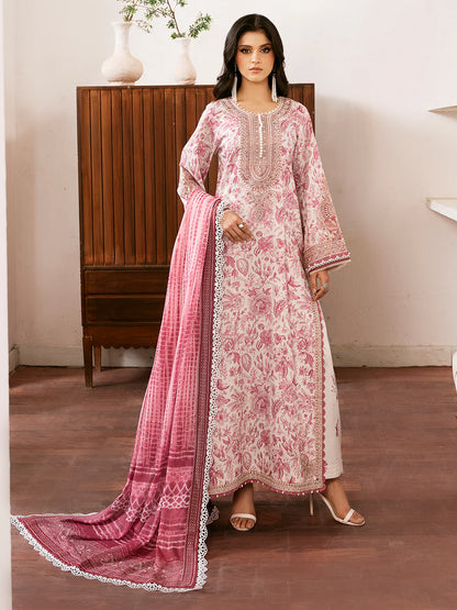 Bin Ilyas Luxury Embroidered Viscose Noura 3pc