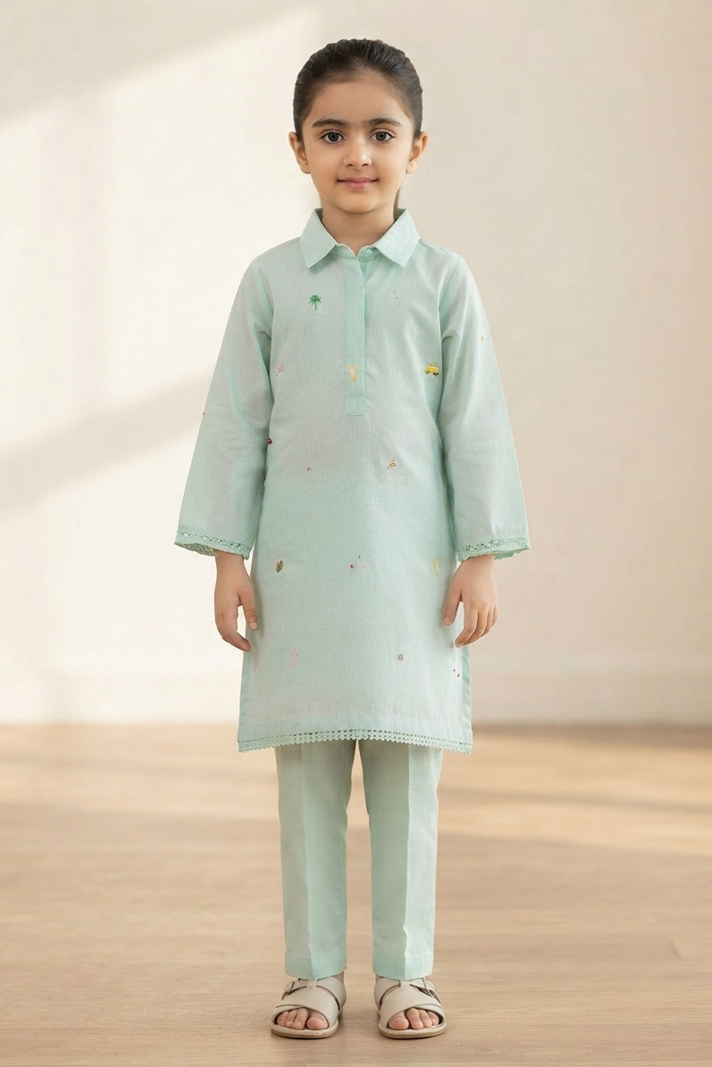 AL Karam Stitched Premium Kids Shirt
