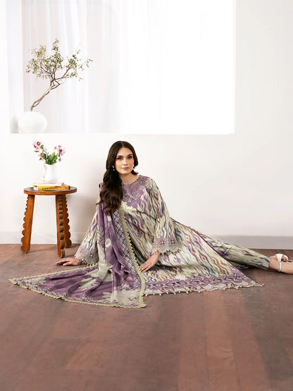 Bin Ilyas Luxury Embroidered Viscose Noura 3pc