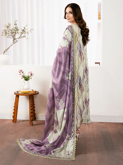 Bin Ilyas Luxury Embroidered Viscose Noura 3pc