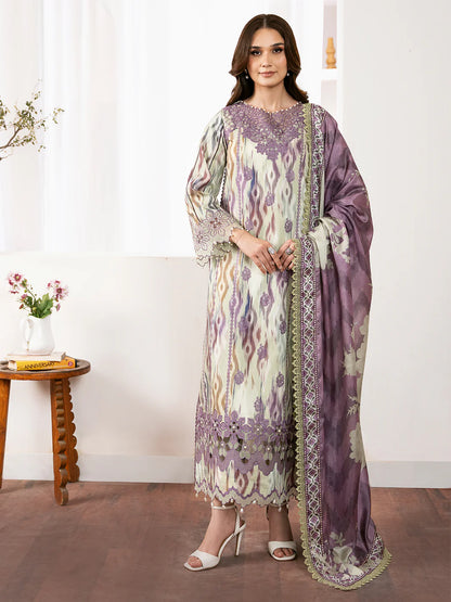 Bin Ilyas Luxury Embroidered Viscose Noura 3pc