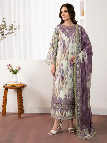 Bin Ilyas Luxury Embroidered Viscose Noura 3pc