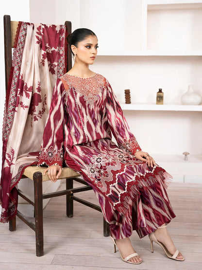 Bin Ilyas Luxury Embroidered Viscose Noura 3pc