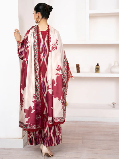 Bin Ilyas Luxury Embroidered Viscose Noura 3pc